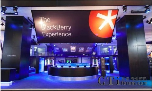 2012世界移動通信大會BlackBerry體驗(yàn)區(qū)
